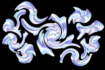 abstract background with swirls