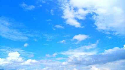Obraz premium blue sky with clouds