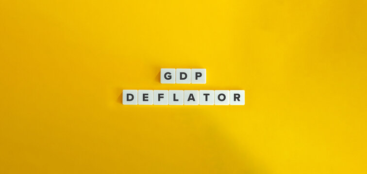 GDP Deflator Banner and Concept Image.