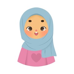 Cute 2D Hijab girl clip art, Islamic Clip art, Muslima clip art. These files are great for creating t-shirts, mugs, prints and signs using sublimation printing. 