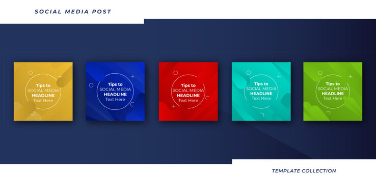 Tips post be more product collection Social media tutorial, tips, trick, did you know post banner layout template background design element