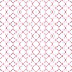 Luxury Red Morocco Ornamental Pattern