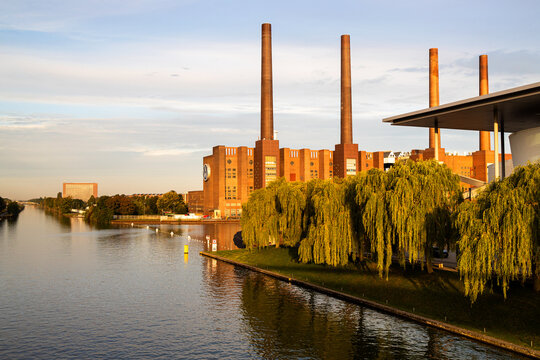 wolfsburg, lower saxony., germany - 28 09 2023: the volkswagen factory in wolfsburg germany