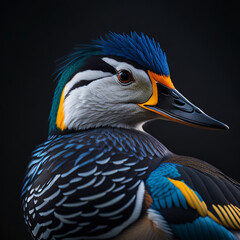 Fototapeta premium Duck photography, generative ai