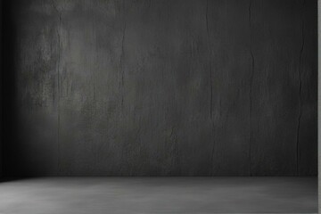 blue chair in the room ,blackboard on wall, room with wall, chalk board on blackboard, concrete wall and floor paper on blackboard