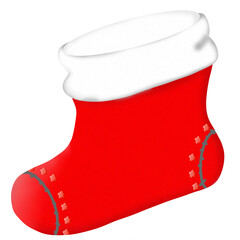 red christmas sock