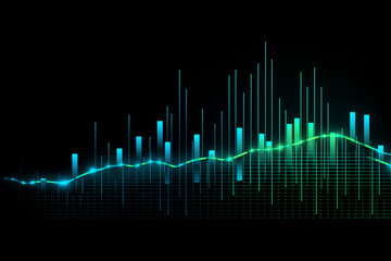 Sound waves modern sound equalizer. Radio wave icons. Volume level symbols. Music frequency. Abstract digital equalizers for music application