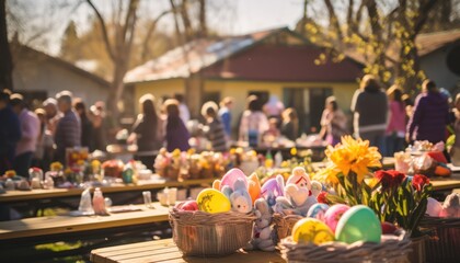 Photo of a group of people gathered around a wooden table