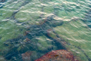 rocks and sea