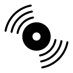 Sensor icon, glyph icon style