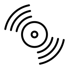 Sensor icon, line icon style