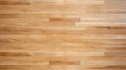 Hardwood maple basketball court floor viewed - Powered by Adobe