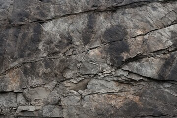 Grey Cracked rough surface, granite, concrete—explore the captivating rock face texture background, revealing intricate details and unique grain patterns