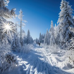 Cross-Country Skiing. Endurance and scenic routes throug