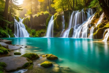 waterfall in the forest