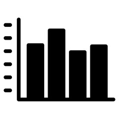 Graph glyph icon