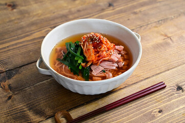 梅キムチ素麺