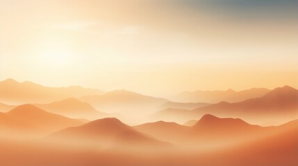 Obraz premium sunrise over mountains