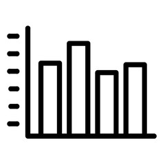 Graph line icon