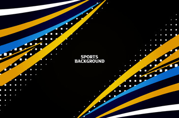 Modern Sports Background vector. Abstract sports design background