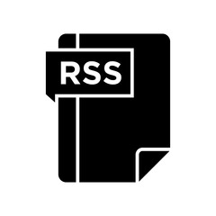 RSS Icon symbols pictograms design elements visual representations