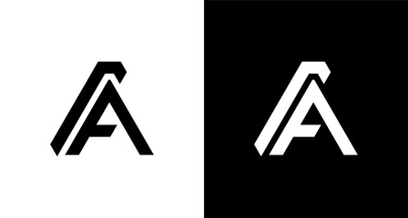 Creative letter A logo design template. This logo incorporate with abstract letter in the creative way. It will be suitable for which company or brand name start those initial.