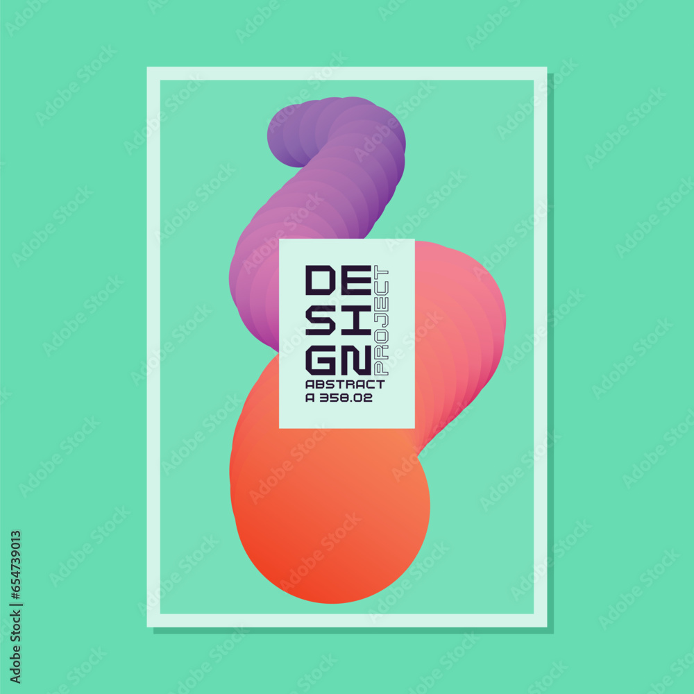 Aufkleber a template to use in your design. a composition of geometric shapes. abstract background. modern pos