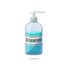 Shampoo bottle vector isolated on white background - obrazy, fototapety, plakaty