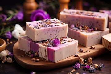 Handcrafted soaps and beauty products