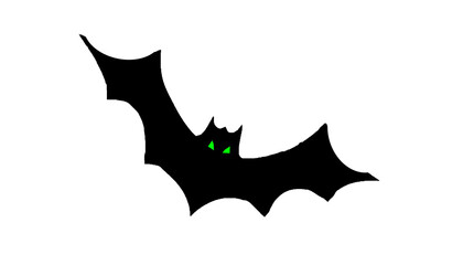 Cute Halloweens bats flying for Halloweens decoration, background, greeting cards. 