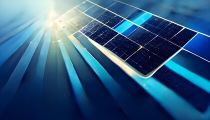 photovoltaic panels solar energy wallpaper christmas environment blue  - obrazy, fototapety, plakaty