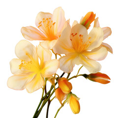 Obraz premium Sesbania flower on transparent background