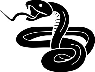 Obraz premium Fierce Snake icon 1