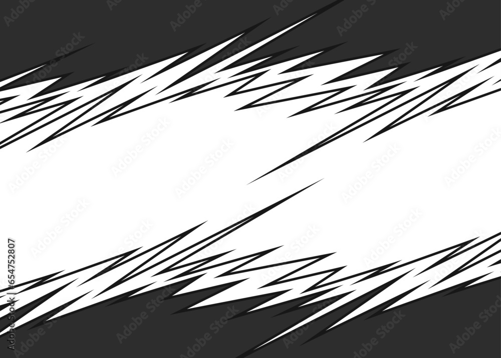 Poster Abstract background with jagged spike pattern and with some copy space area