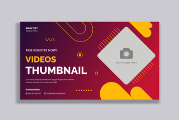 Video thumbnail design for opening videos