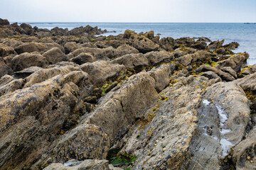 rocks and sea