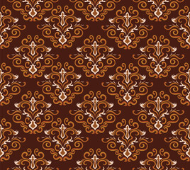 vector beautiful seamless floral pattern eps 10
