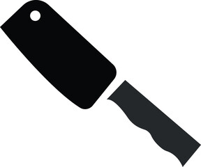 Knife vector icon. Knife flat sign design. Knife symbol pictogram