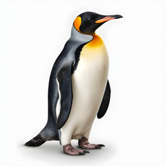 Fototapeta premium penguin isolated on white Generative AI