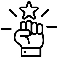 Motivation Outline Icon