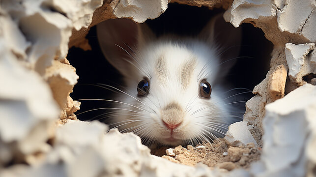 hamster in a cage HD 8K wallpaper Stock Photographic Image