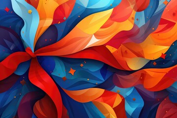 Abstract Background for Tie One On Day