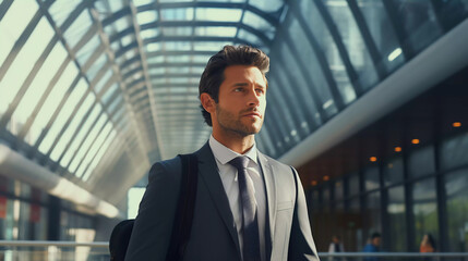 businessman in the city