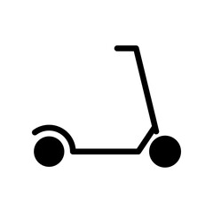Scooter icon in png. Electric scooter in png. Kick scooter line icon. Electric transport. © nichosi