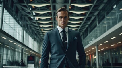 A man in a suit