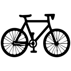 line bicycle icon Doodle Modern Shape