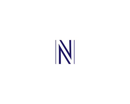 Letter N Logo" Images Stock Photos, Vectors, N logo monogram initials letter concept. N, NN icon logo design 