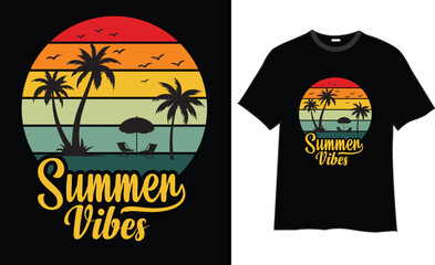 Summer t shirt design