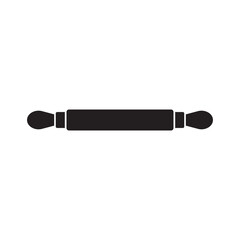 rolling pin icon logo vector design template illustration
