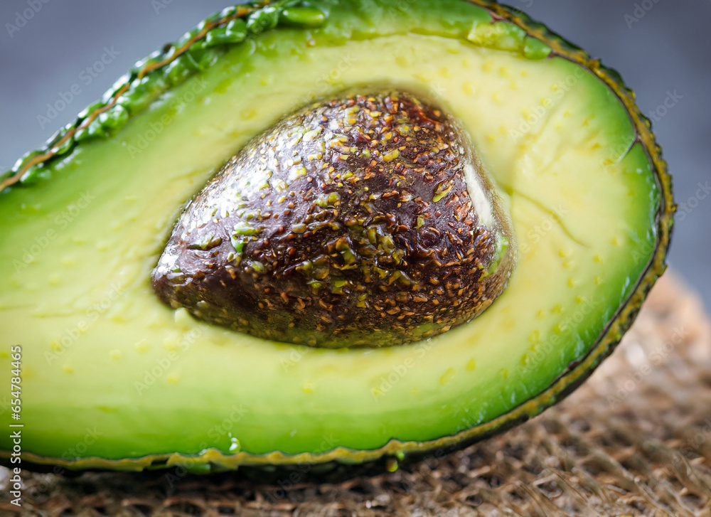 Canvas Prints close up avocado fruit.